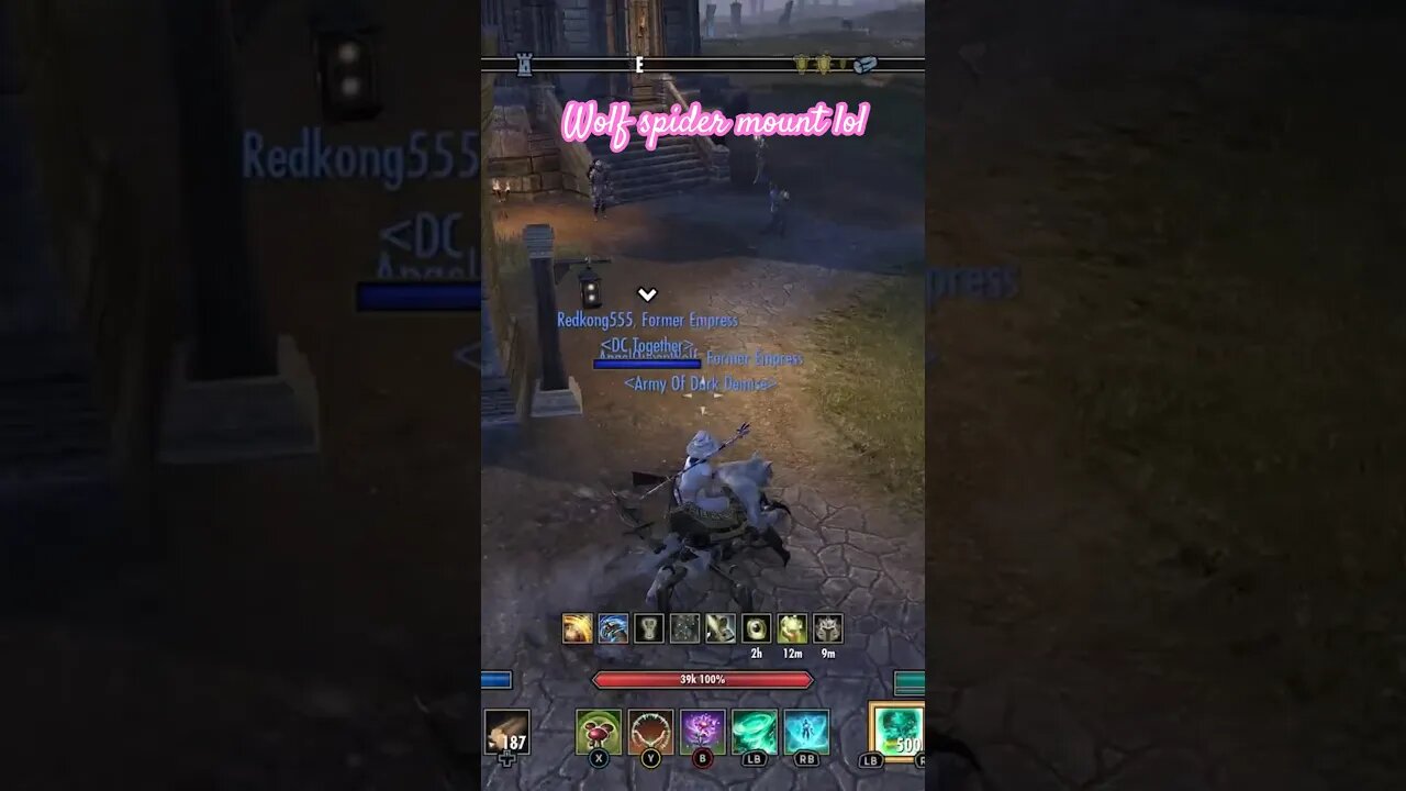 When eso bugs out n ur werewolf never goes away and u mount. #twitchstreamer #eso #kickstreaming