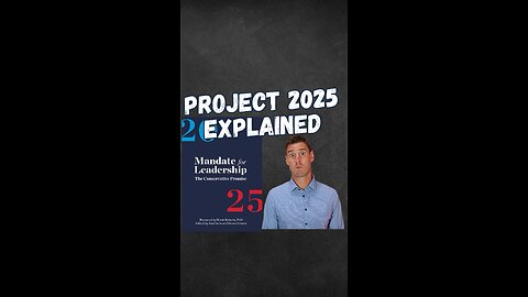 Project 2025 explained from BOTH SIDES