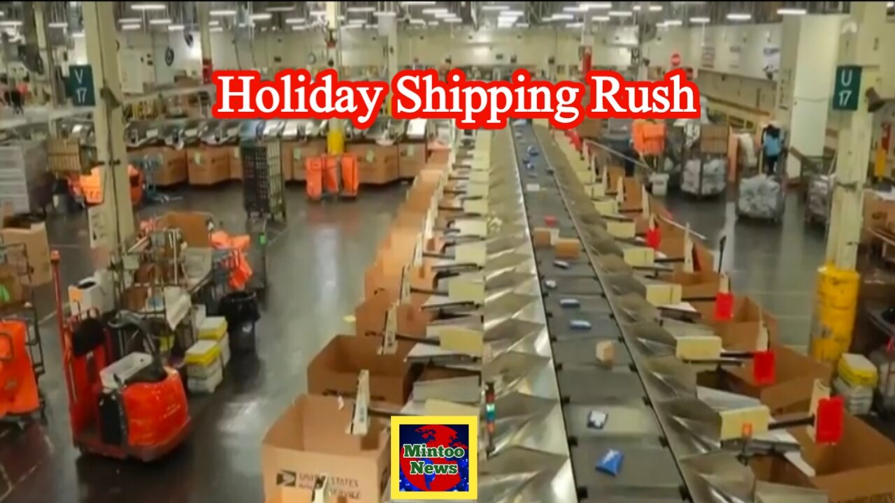 An inside look at largest USPS distribution facility amid holiday shipping rush