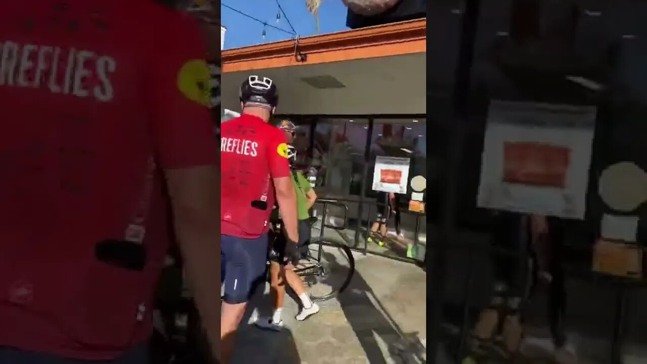 Beating The Bikers To The Doughnuts