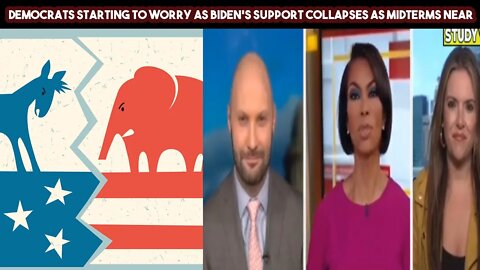 Democrats Starting to Worry As Biden's Support Collapses as Midterms Near