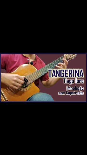 Intro - TANGERINA - Tiago Iorc sem capotraste #shorts