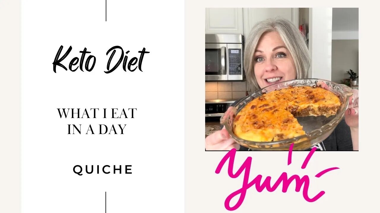 What I Eat In A Day on Keto 20 Carbs / Quiche