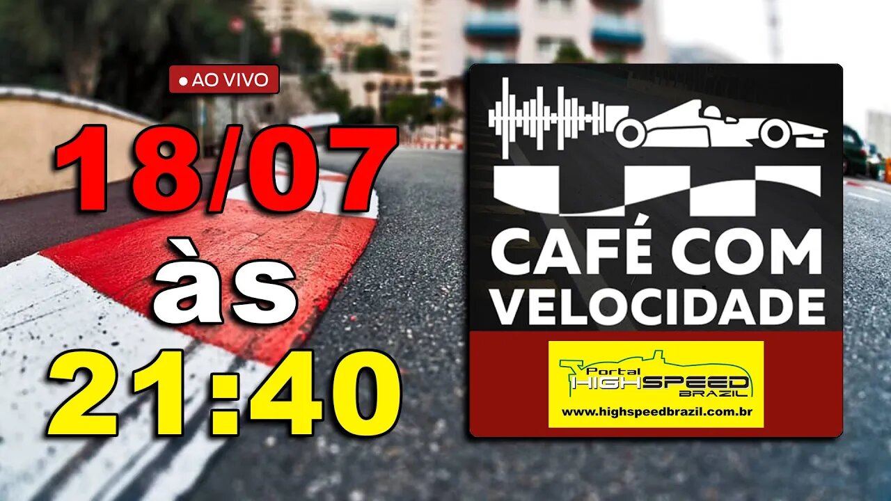 CAFÉ COM VELOCIDADE | F1: O que 2022 entregou na 1ª metade do ano? | Ao Vivo