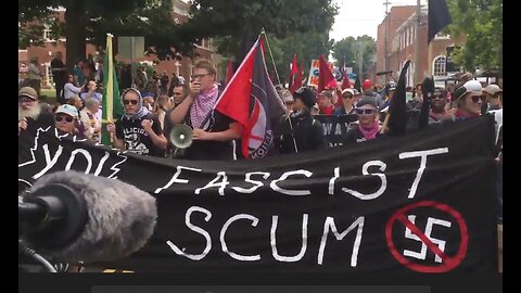 Aug 12 2017 Charlottesville 1.3 Antifa shows up