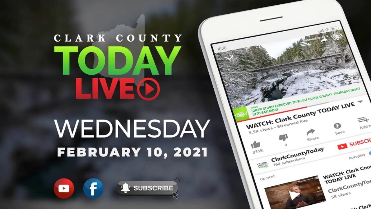 WATCH: Clark County TODAY LIVE • Wednesday, February 10, 2021