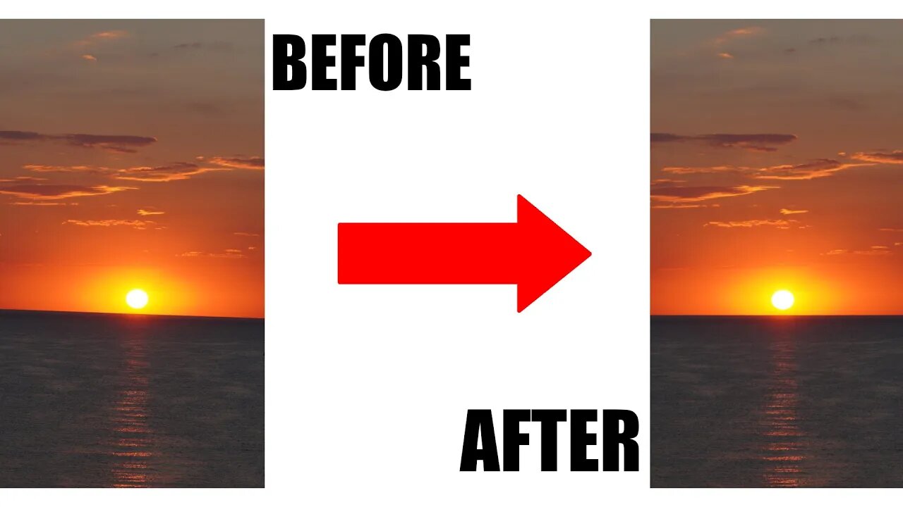Fix Tilted/Crooked Horizon in Photos - GIMP Tutorial
