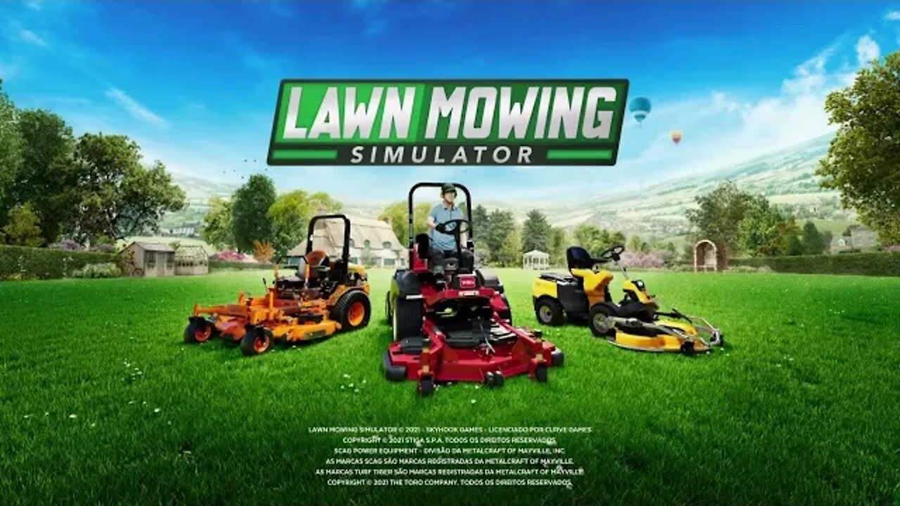 Lawn Mowing Simulator - PlayStation 5 de Skooter Blog ao vivo