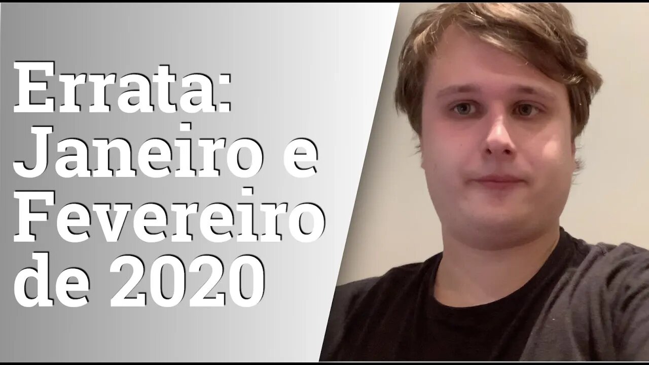 Errata - Janeiro e Fevereiro de 2020