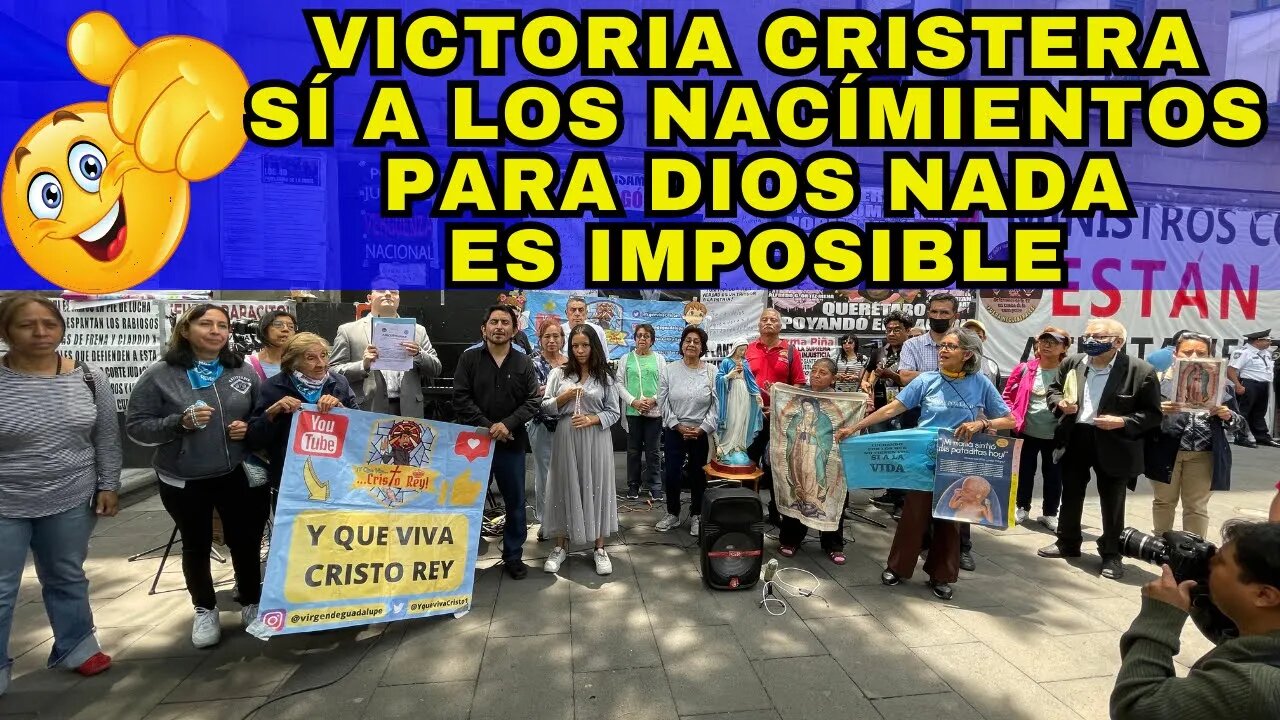 🚨 VICTORIA CRISTERA: GRACIAS A SUS ORACIONES ES TOTALMENTE LEGAL PONER NACIMIENTOS EN MÉXICO