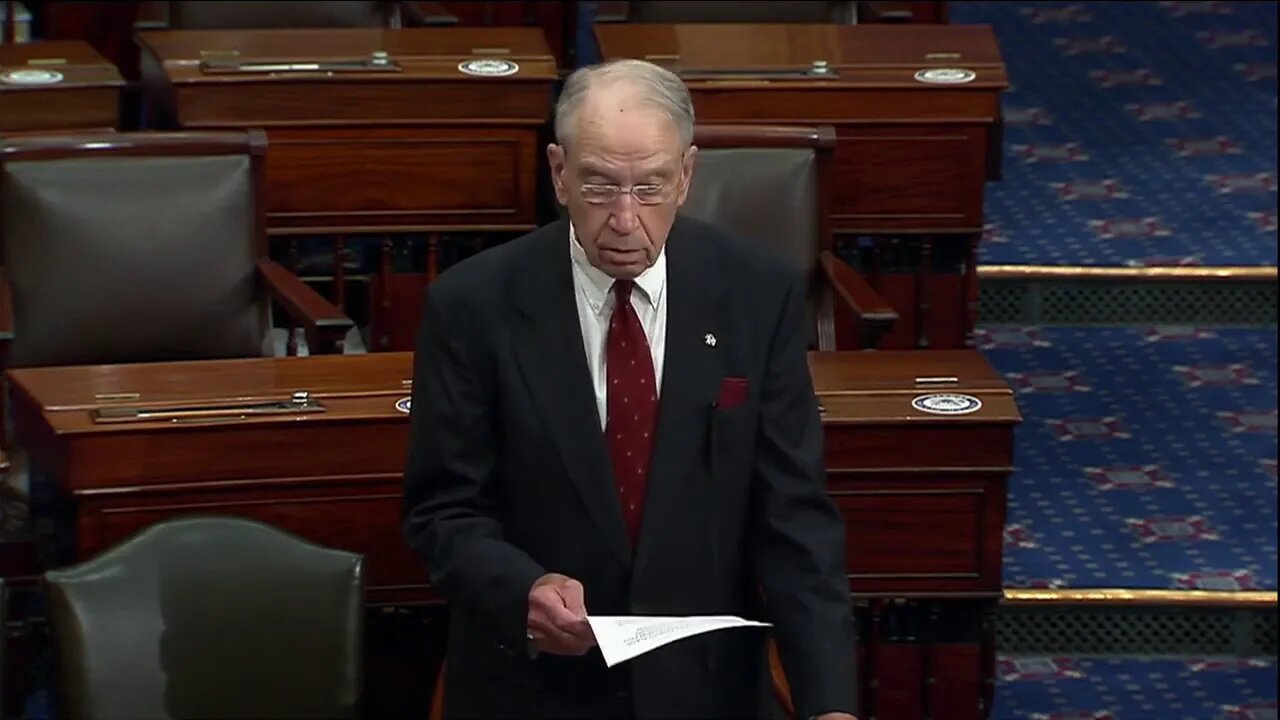 Grassley on Absentee Voting