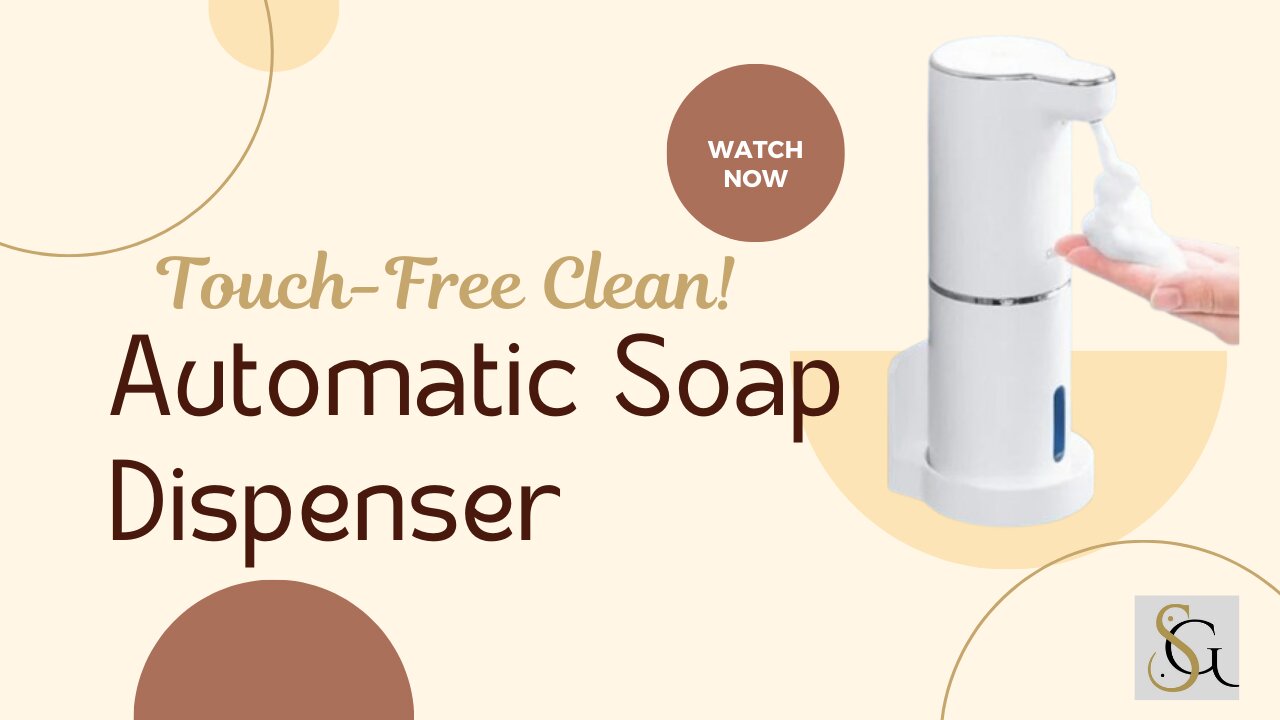 Upgrade Your Hygiene Routine in Seconds with the Automatic Soap Dispenser – Touch-Free Clean!