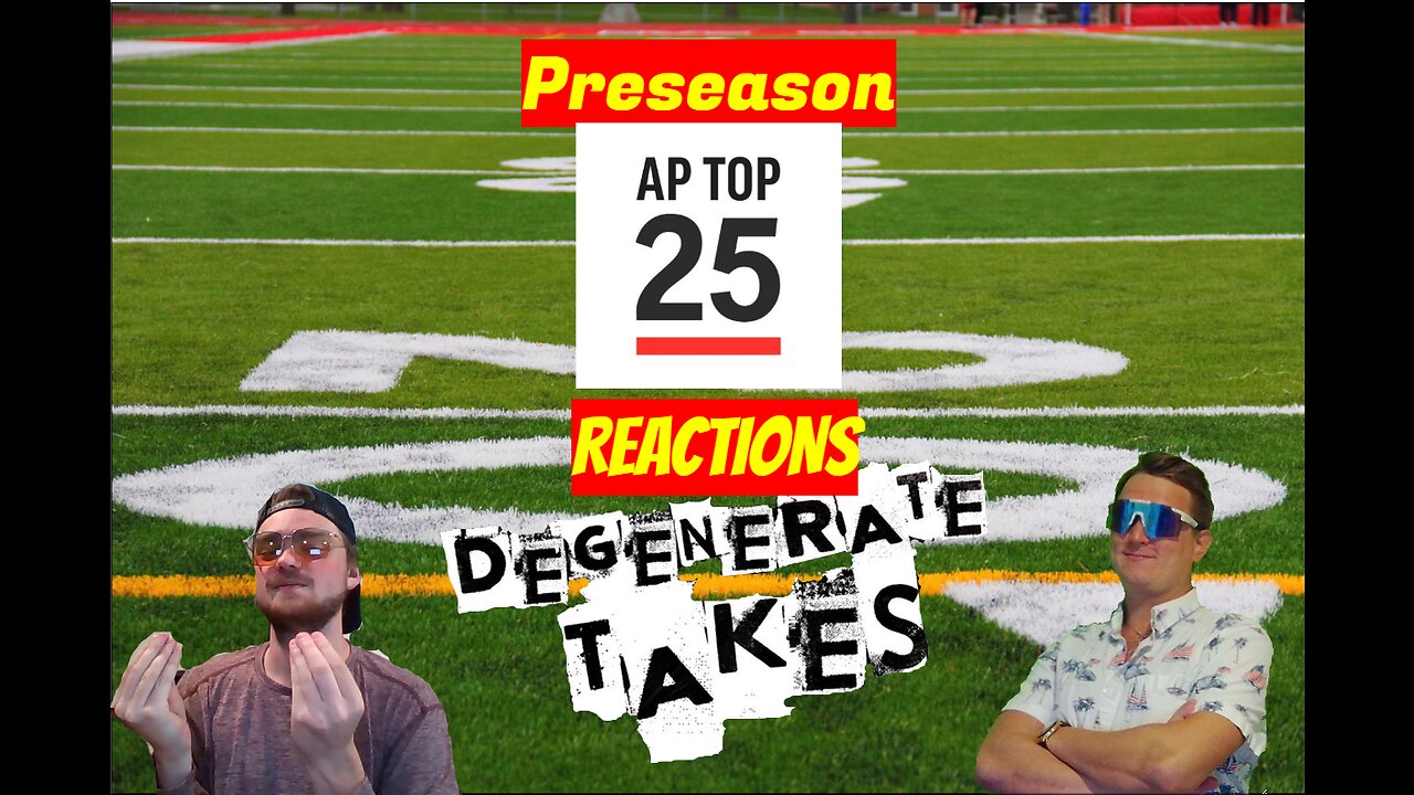 THE FIRST College Football AP Top 25 Reactions