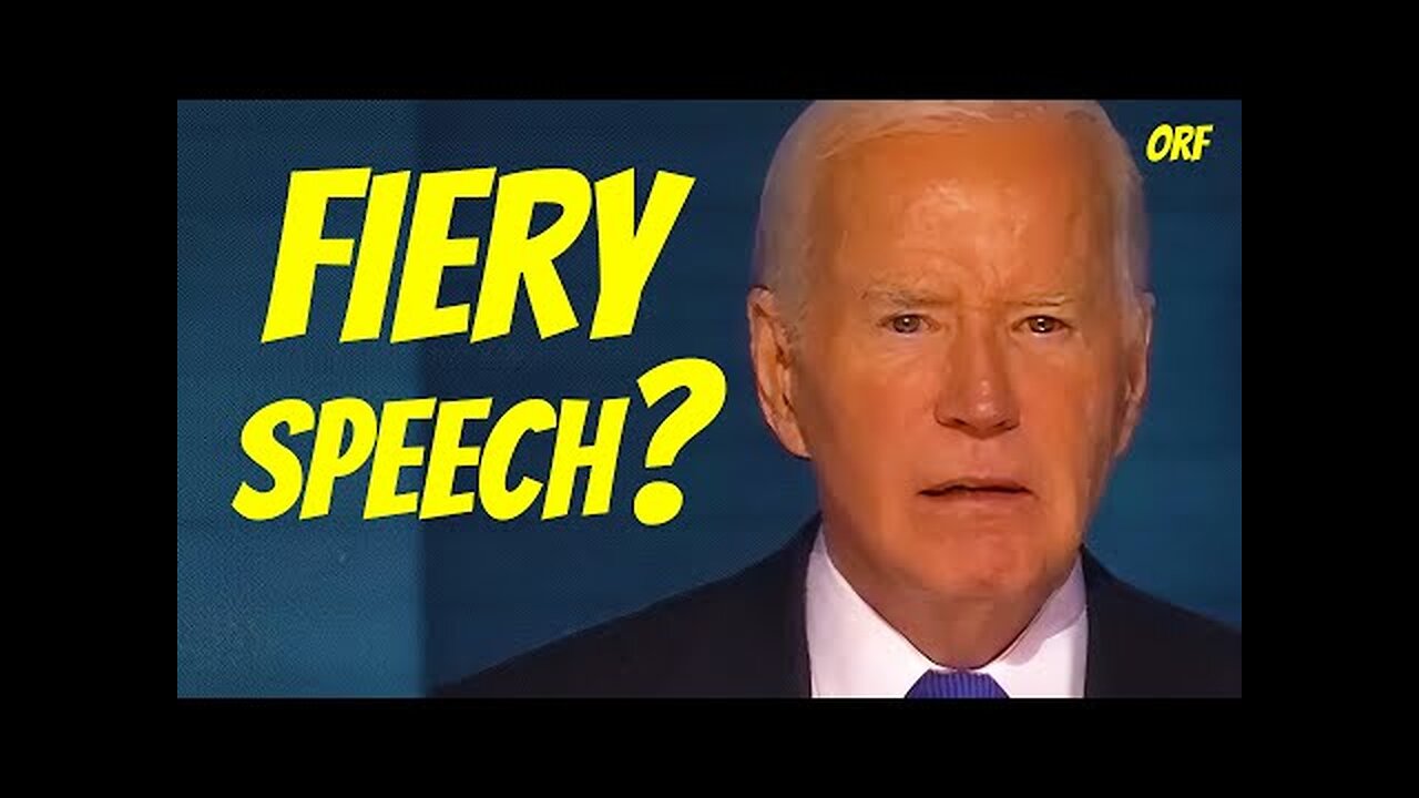 Biden's "Fiery" Final Speech at the DNC (Democratic National Convention)