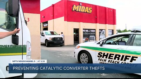 West Palm Beach auto shop owner warns of catalytic converter thefts