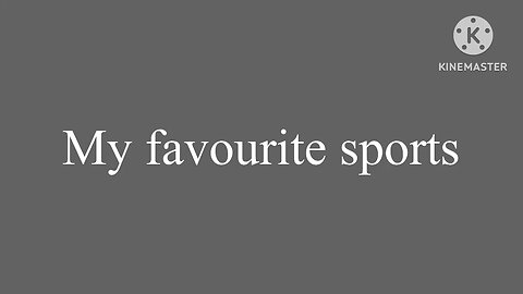 My favourite sports (2023)