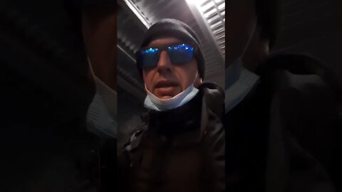 On my way to buy a snack at 3 AM in NYC.