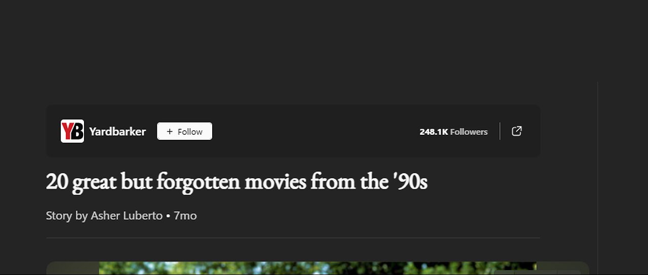 20 great but forgotten 90's movies... Let's see...
