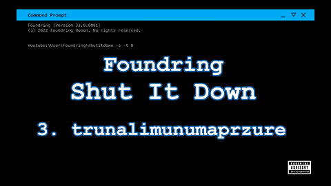 Foundring - Shut It Down (2022) - 3/20 - trunalimunumaprzure