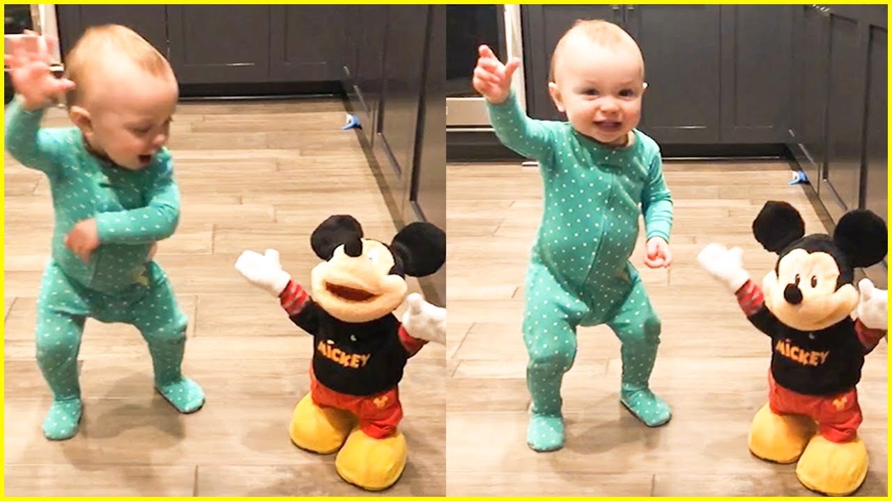 Funniest Baby and Dad Moment: When Baby At Home With Dad |Cute Baby Video