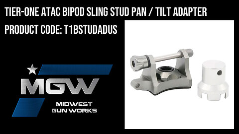 Tier-One ATAC Bipod Sling Stud Pan / Tilt Adapter - T1BSTUDADUS