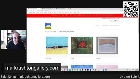 Live Art Sale 24 at the Mark Rushton Gallery