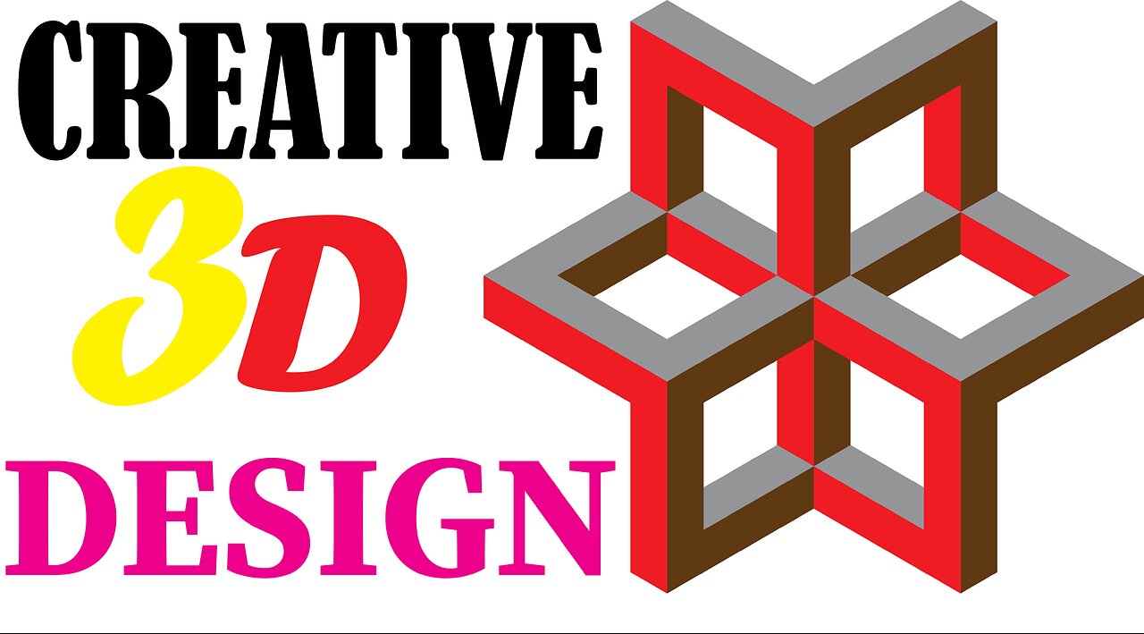 Creative 3D Design in Illustrator