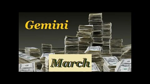 ♊ Gemini~What A Beautiful Month For You!! $$💵$$ Money, Career & Finance. March Tarot Reading.