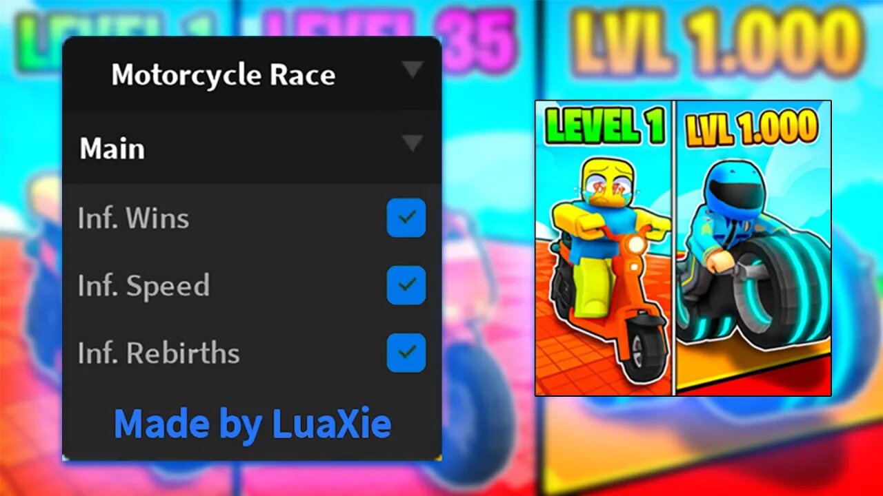 Roblox Motorcycle Race OP Script | Infinite Wins, Rebirths, Speed