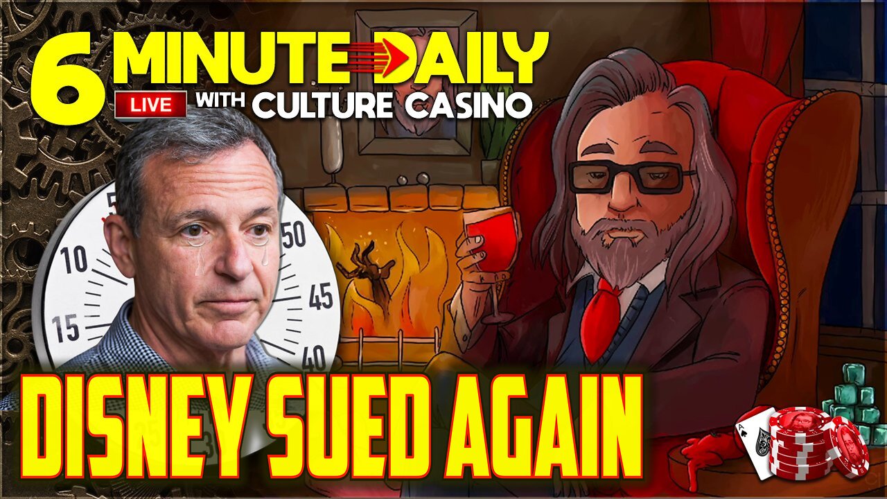 Disney SUED Again - 6 Minute Daily - Every weekday - February 21st