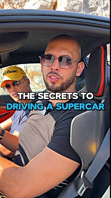 Andrew Tate Shares The Secrets To Driving A Supercar