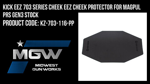 Kick Eez 703 Series Cheek Eez Cheek Protector For Magpul PRS Gen3 Stock - KZ-703-116-PP