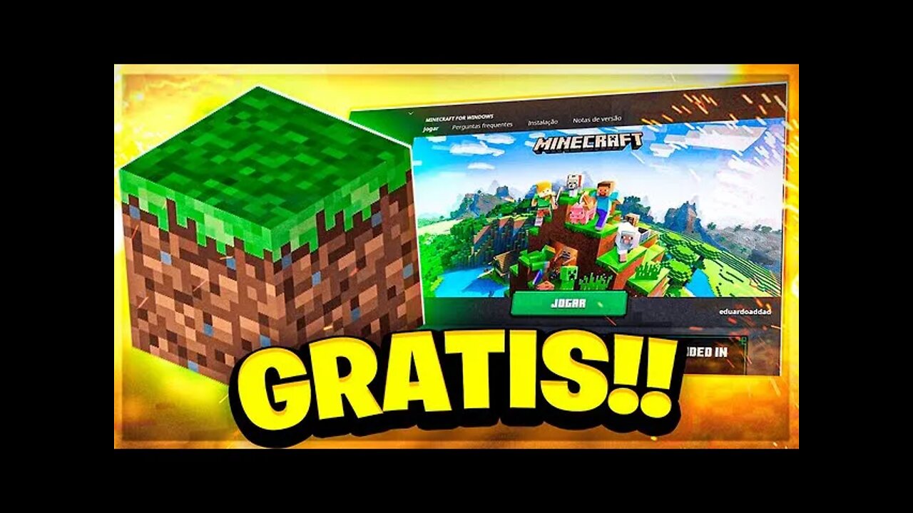 Microsoft liberou o Minecraft só hoje!