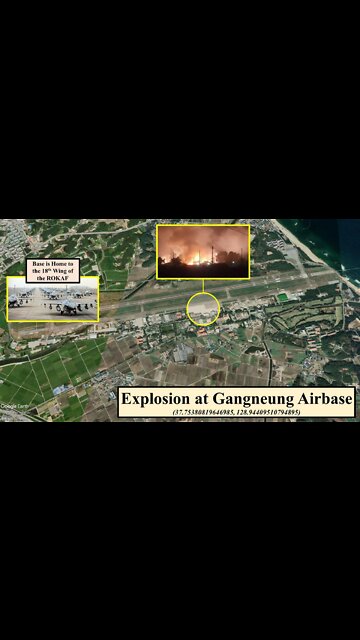 esplode un deposito di munizioni in sud corea, nella base gangneung.