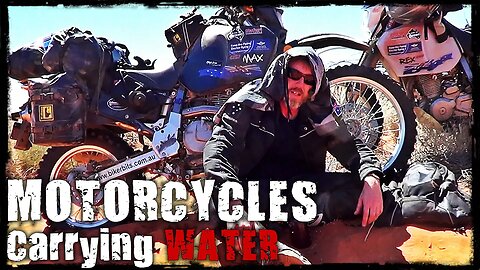 Carrying Water on a Motorcycle