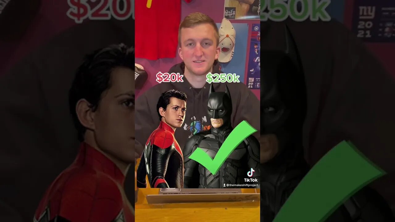What’s Worth More?! #fyp #ironman #marvel #spiderman #tomholland #batman #guessinggame