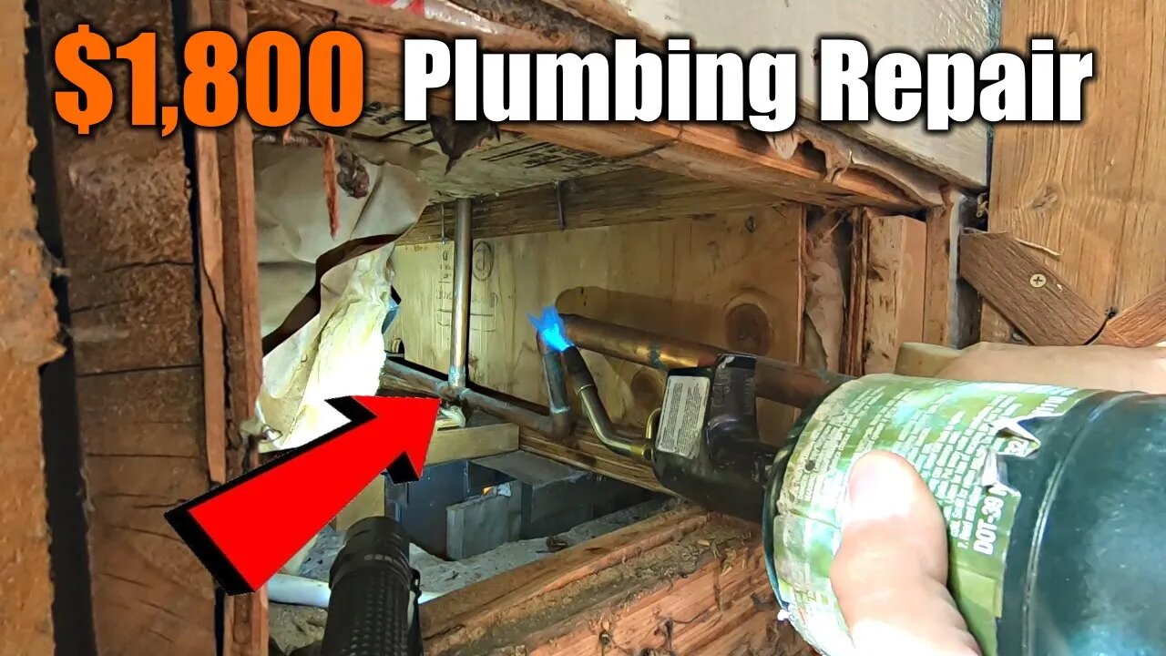 Customer Floods Their House | $1,800 Repair In 5 Hours | THE HANDYMAN |