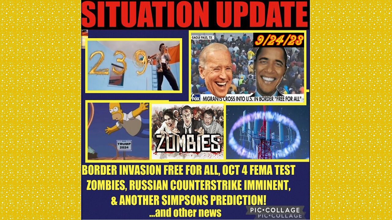 SITUATION UPDATE 9/24/23 - Gcr/Judy Byington Update, Israel Agenda, Black Sea Fleet Building Attack