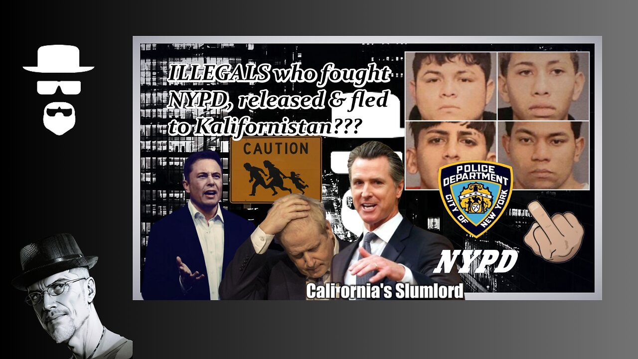 ILLEGALS, NYPD FLED TO CALI???