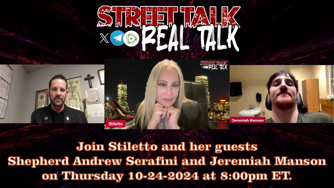 Rebroadcast of Street Talk with Stiletto 10-24-2024