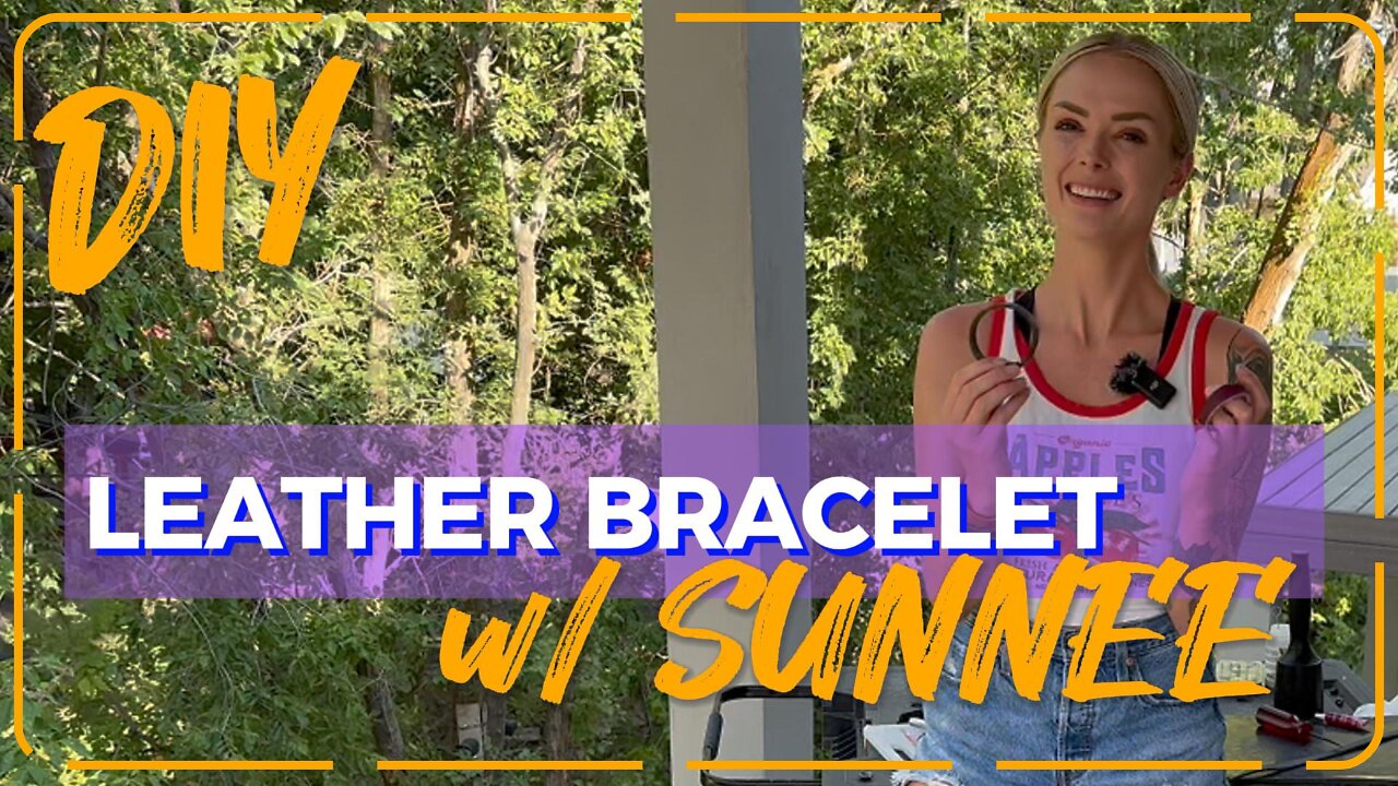 DIY Leather Bracelets with SUNNEE