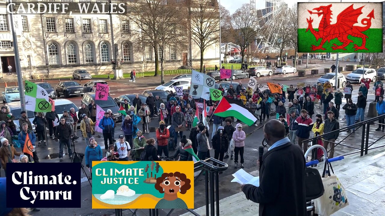 Speech - Global Day of Action for Climate Justice, City Hall Cardiff