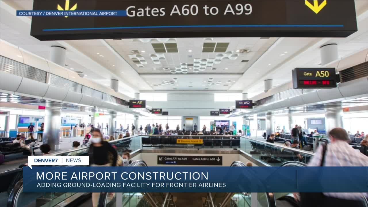 Denver Airport adding ground-loading facility for Frontier