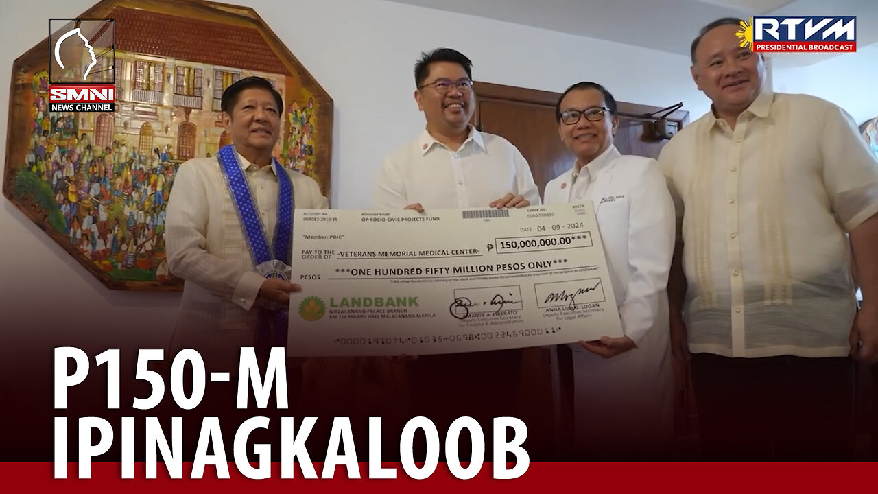 P150-M, ipinagkaloob sa renal dialysis center ng VMMC para sa pagbili ng MRI machine