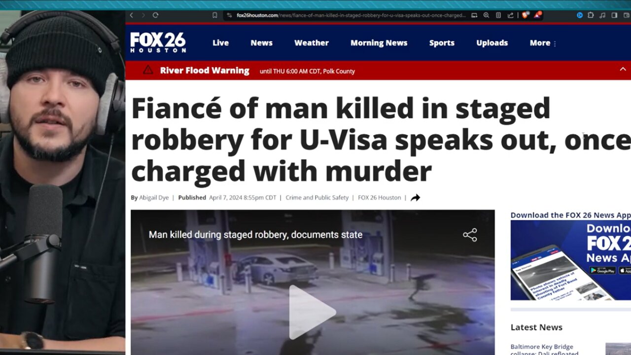 FAKE ROBBER DIES After Being hired By Illegal Immigrants To FAKE CRIME So They Get Victim U-Visa