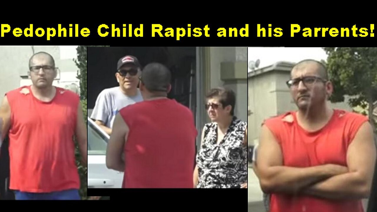 Another Pedophile Child Rapist Psychopath & his Pedophile Parents in Plain Sight!