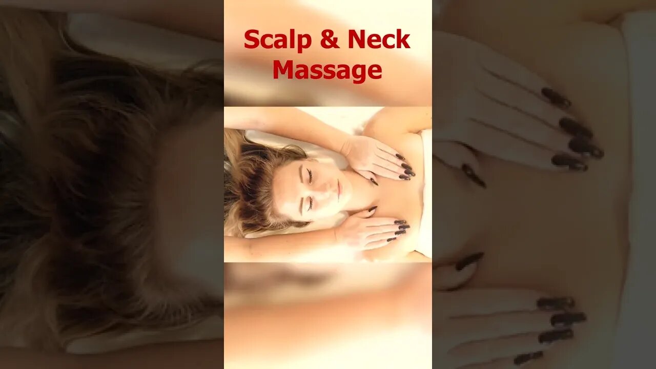 #Shorts Massage, Scalp & Neck Massage | Full Video in Comments