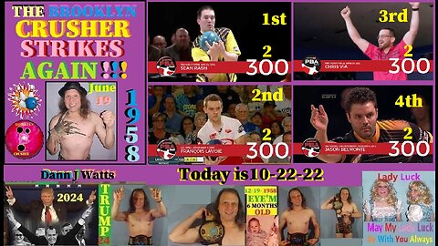The 4 pro-bowlers with 2 National (World Wide) televised PBA 300 games