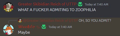 AUTTP MEMBER ADMITS TO ZOOPHILIA