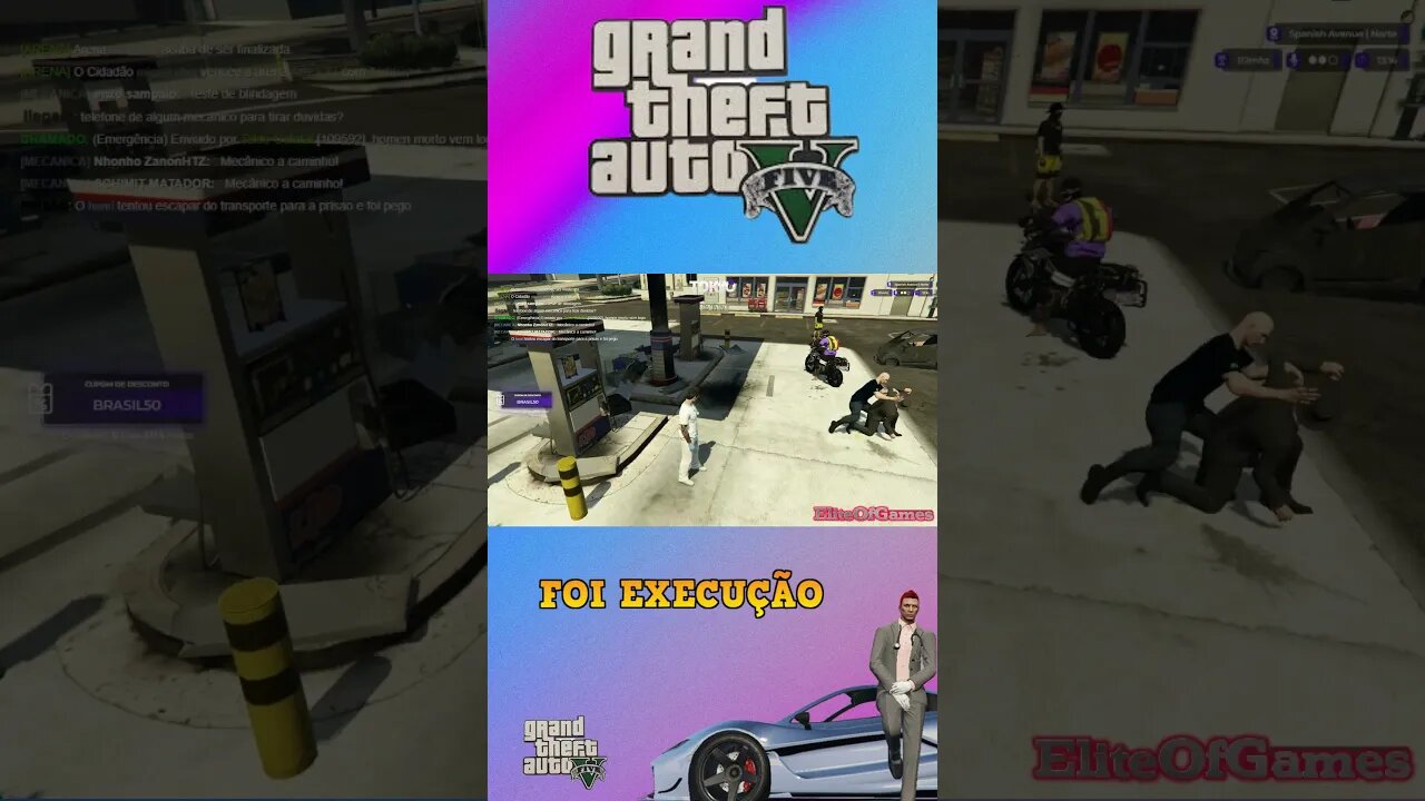 Grand Theft Auto V FOI EXECUÇÃO #shorts